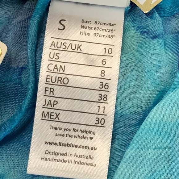 Lisa Blue WINGED ONES Gypsy Dress - Celestial Blue - Picture 7 of 15